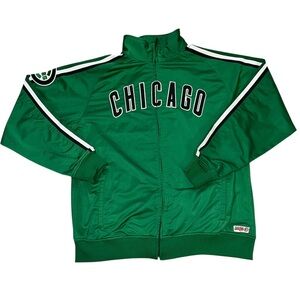 Stitches Athletic Gear Chicago Cubs MLB Zip Jacket St. Patty’s Day